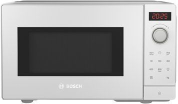 Bosch Мікрохвильова піч, 20л, ел. управл., 800Вт, білий FFL023MW0 фото