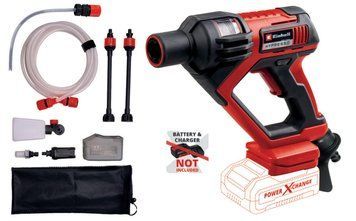 Einhell Мийка акумуляторна HYPRESSO 18/24-1 Li - Solo, PXC, 18В, до 24 бар, 240 л/хв, самовсмоктування, 2.1 кг (без АКБ і ЗП) 4140135 фото