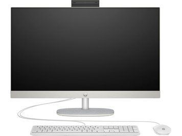HP ПК Моноблок All-in-One 27" FHD IPS AG, Intel i5-1335U, 16GB, F512GB, UMA, WiFi, кл+м, DOS, белый AR0N5EA фото