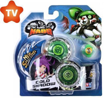 Infinity Nado Дзиґа Auldey Infinity Nado серія Стандарт Cold Shadow Прудка Панда YW624307 фото