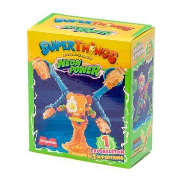 Игровой набор SUPERTHINGS серии "Neon Power" &ndash; ЭКЗОСКЕЛЕТОН (экзоскелет, фигурка) PST11D612IN01 фото