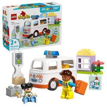 LEGO Конструктор LEGO DUPLO Town Швидка допомога та водій 10447 фото