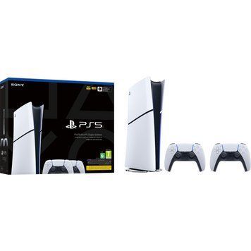 PlayStation Игровая консоль 5 Slim Digital Edition (2 геймпада Dualsense) 1000050121 фото