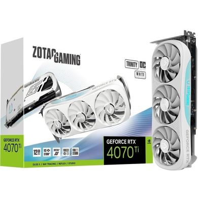 Zotac Відеокарта GeForce RTX 4070 Ti 12GB GDDR6X Trinity OC білий ZT-D40710Q-10P фото