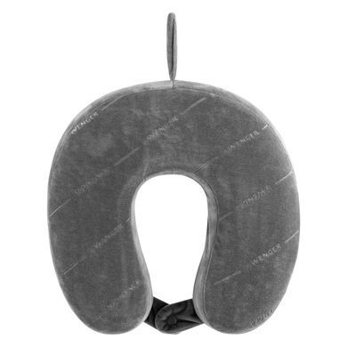 Wenger Подушка флісова, Memory Foam Travel Neck Pillow, сірий 611884 фото