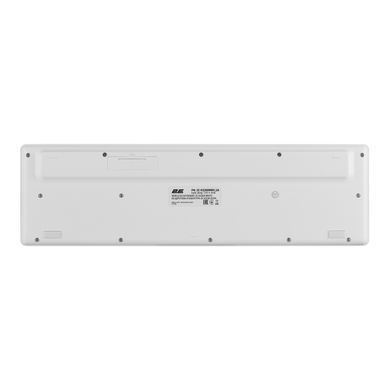 2E Клавіатура мембранна 2E KS260 106key, WL, EN/UK, білий 2E-KS260WWH_UA фото