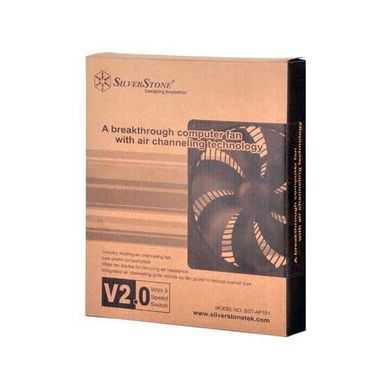 Корпусний вентилятор SilverStone Air Penetrator AP181, 180mm, 600-1200rpm, 3 pin, 15.9-30dBa SST-AP181 фото