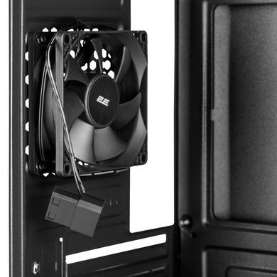 2E Корпус TeamX TMX03 с БП 2E ATX400W 2xUSB2.0, 1x80мм, VGA 220мм, mATX, чёрный 2E-TMX03 фото