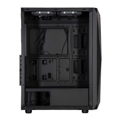 2E Gaming Корпус Aruba G3313W, без БЖ 1xUSB3.0, 2xUSB2.0, 5x120мм ARGB, VGA 300мм, LCS ready, HUB, TG Side Panel, ATX, чорний 2E-G3313B фото