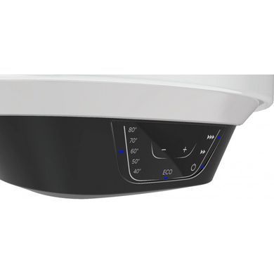 Ariston Водонагрівач електр. круглий слім PRO1 ECO 30 V SLIM 1.8K PL EU, 30л, 1,8кВт, ел. кер-ння, B, білий
