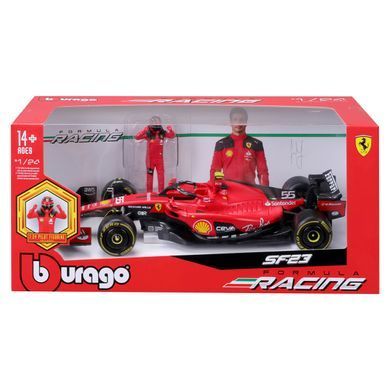 Автомодель з фігуркою - FERRARI SF-23 (1:24) 18-26809 фото