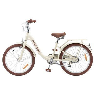 Miqilong Дитячий велосипед LS 20" бежевий RBB-LS20-BEIGE фото