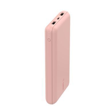 Belkin Акумулятор портативний літій-іонний Power Bank 20000мА&middot;год, 15Вт, 2хUSB-A/USB-C, рожевий BPB012BTRG фото