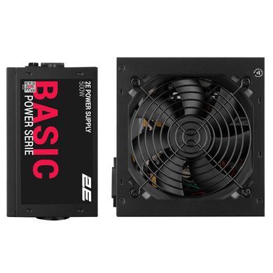 2E Блок питания Basic Power (500W) 80% 120мм 1xMB 24pin(20+4) 1xCPU 8pin(4+4) 3xMolex 4xSATA 2xPCIe 8pin(6+2) 2E-BP500-120APFC фото