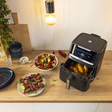 Tefal Мультипіч Tefal Easy Fry Silence XXL, 1800Вт, чаша-7л, сенсорне керув., 10 програм, пластик, чорний EY8428E0 фото