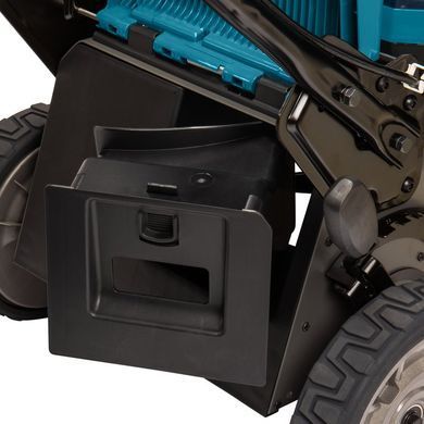 Makita Газонокосарка акумуляторна DLM462Z самохідна, LXT 36В (18+18В), 46 см, 60 л, 39 кг, 20-100мм, мульчір-е, 2.5-5 км/год, до 1900 м2, SOLO DLM462Z фото