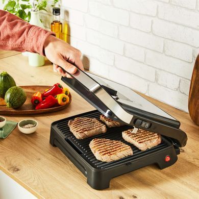Tefal Гриль прижимной Inicio Classic 2000Вт, темп. режимов-3, металл, черный GC272D10 фото