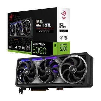 ASUS Відеокарта GeForce RTX 5090 32GB GDDR7 OC BTF ROG-ASTRAL-RTX5090-O32G-BTF-GAMING 90YV0NF0-M0NA00 фото