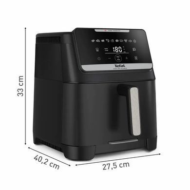 Tefal Мультипіч Tefal Easy Fry Silence XXL, 1800Вт, чаша-7л, сенсорне керув., 10 програм, пластик, чорний EY8428E0 фото