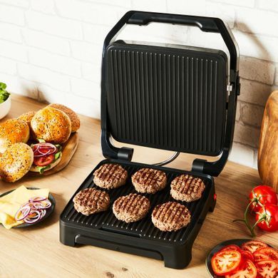 Tefal Гриль прижимной Inicio Classic 2000Вт, темп. режимов-3, металл, черный GC272D10 фото