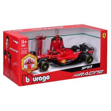 Автомодель з фігуркою - FERRARI SF-23 (1:24) 18-26809 фото