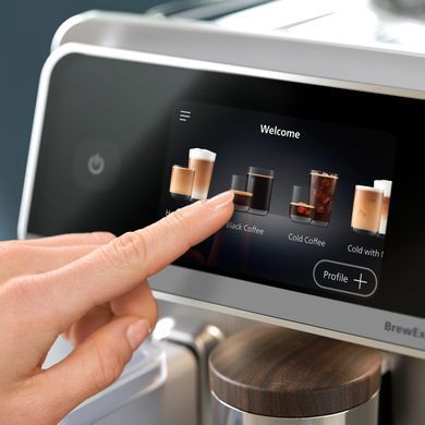 Philips Кавомашина Philips Series 8000 Cafe Aromis, 1.9л, зерно+мелена, автомат.капуч, дисплей, авторецептів -54, срібний EP8757/20 фото