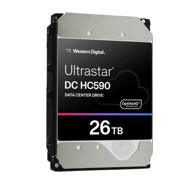 WD Жорсткий диск WD Ultrastar 26TB 3.5" 7200 512MB SATA DC HC590 (WUH722626ALE6L4) 0F65672 фото