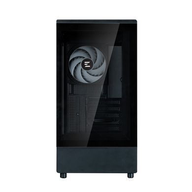 Zalman Корпус P10 без БП, 1xUSB3.0, 1xUSBType-C, 1x120мм ARGB, VGA 384мм, LCS ready, TG Side Panel, mATX, чорний P10BLACK фото