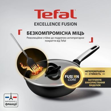 Tefal Tefal Multi Pan, Excellence Fusion, with lid, 24cm, aluminum, glass, stainless steel, metal, black G3388402 фото