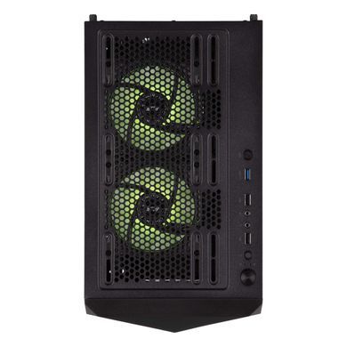 2E Gaming Корпус Aruba G3313W, без БЖ 1xUSB3.0, 2xUSB2.0, 5x120мм ARGB, VGA 300мм, LCS ready, HUB, TG Side Panel, ATX, чорний 2E-G3313B фото