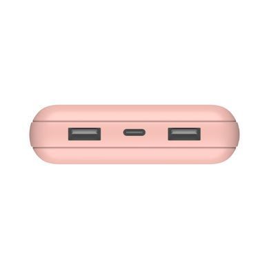 Belkin Акумулятор портативний літій-іонний Power Bank 20000мА&middot;год, 15Вт, 2хUSB-A/USB-C, рожевий BPB012BTRG фото