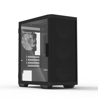 Zalman Корпус M4 без БЖ 2xUSB3.0, 1xUSB2.0 4x120мм ARGB VGA 320мм LCS ready TG Side Window mATX чорний M4BLACK фото