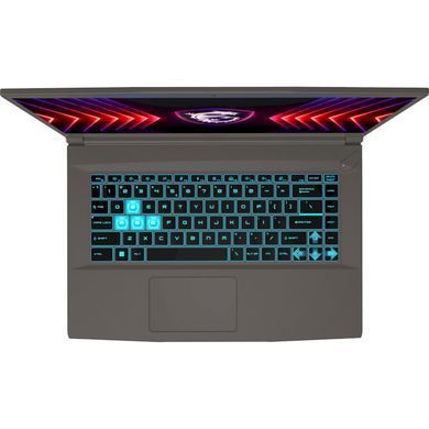 MSI Ноутбук Thin 15 B13UCX 15.6 FHD, Intel i5-13420H, 16GB, F1TB, NVD2050-4, DOS, черный 9S7-16R831-3011 фото