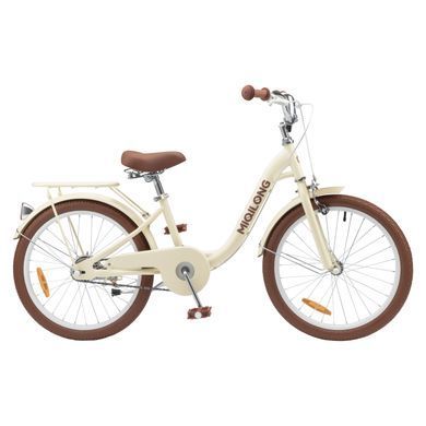 Miqilong Дитячий велосипед LS 20" бежевий RBB-LS20-BEIGE фото