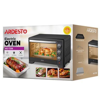 ARDESTO Піч електрична ARDESTO, 33л, 1615Вт, механіч., чорний MO-T33B фото