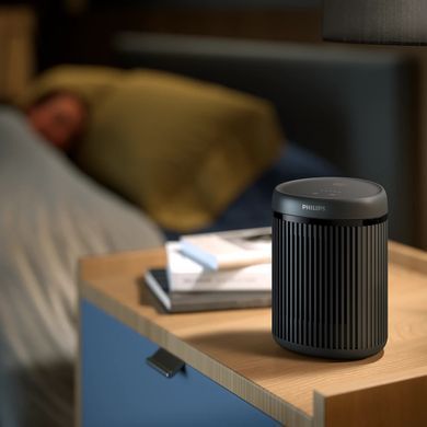Philips Тепловентилятор Series 2000, 15м2, 1500Вт, електр. упр-ння, керамич.нагрів.елемент, темно-сірий CX2120/01 фото