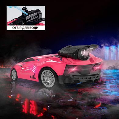 Автомобиль SPRAY CAR на р/у &ndash; SPORT (розовый, 1:24, свет, выхлопной пар) SL-354RHP фото