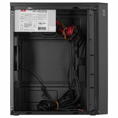 2E Корпус TeamX TMX03 с БП 2E ATX400W 2xUSB2.0, 1x80мм, VGA 220мм, mATX, чёрный 2E-TMX03 фото