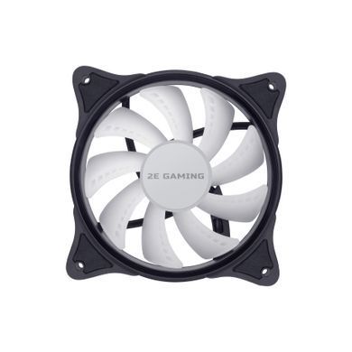 2E Gaming Корпусний вентилятор F120IR-ARGB, 120мм, 1200rpm, 3pin, 3pin +5VARGB, 25.3dBa, чорний 2E-F120IR-ARGB фото