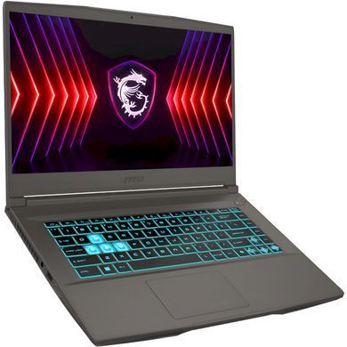 MSI Ноутбук Thin 15 B13UCX 15.6 FHD, Intel i5-13420H, 16GB, F1TB, NVD2050-4, DOS, черный 9S7-16R831-3011 фото