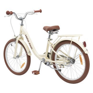 Miqilong Дитячий велосипед LS 20" бежевий RBB-LS20-BEIGE фото