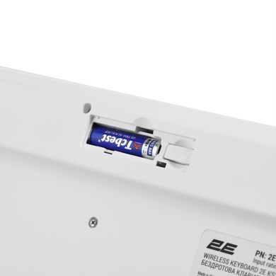 2E Клавіатура мембранна 2E KS260 106key, WL, EN/UK, білий 2E-KS260WWH_UA фото