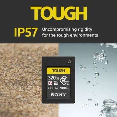 Sony Карта пам'яті CFexpress Type A 320GB R800/W700 Tough CEAG320T.SYM фото