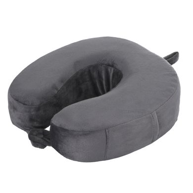 Wenger Подушка флисовая, Memory Foam Travel Neck Pillow, серая 611884 фото