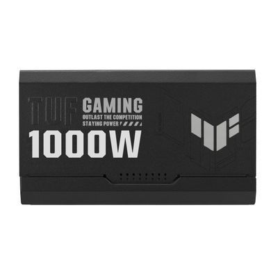 ASUS Блок живлення TUF GAMING (1000W), >90%, 80+ Gold, 135mm, 1xMB 24pin(20+4), 2xCPU 8pin(4+4), 4xMolex, 5xSATA, 4xPCIe 8pin(6+2), TUF-GAMING-1000G 90YE00S1-B0NA00 фото