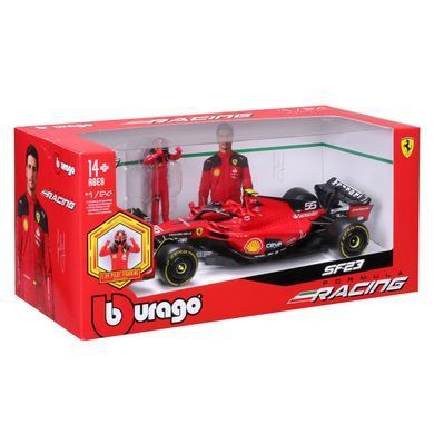 Автомодель з фігуркою - FERRARI SF-23 (1:24) 18-26809 фото