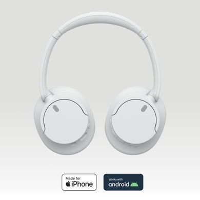 Sony Наушники Over-ear WH-CH720N BT 5.2, ANC, SBC, AAC, Wireless, Mic, Белый WHCH720NW.CE7 фото