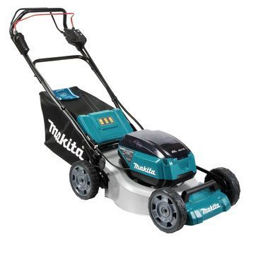 Makita Газонокосарка акумуляторна DLM462Z самохідна, LXT 36В (18+18В), 46 см, 60 л, 39 кг, 20-100мм, мульчір-е, 2.5-5 км/год, до 1900 м2, SOLO DLM462Z фото