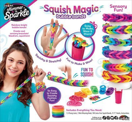 Cra-Z-Art Набор для изготовления браслетов Squish Magic Bubble Bands 17343CRA фото