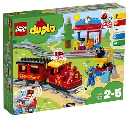 Конструктор LEGO DUPLO Поезд на паровой тяге 10874 фото